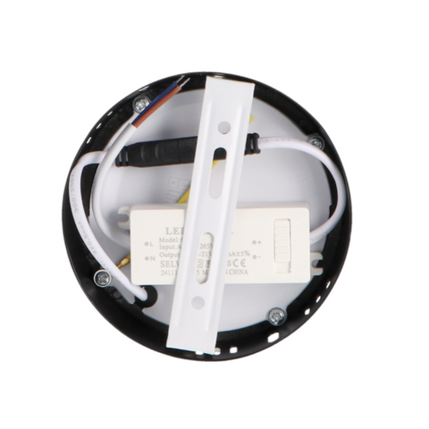 spot led rotund, mini spot led, spoturi iluminat interior, spot negru 6w, spot rotund negru CCT, spot tavan, spoturi mici, mini spot rotund, led-box.ro