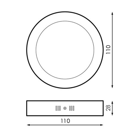 spot led rotund, mini spot led, spoturi iluminat interior, spot negru 6w, spot rotund negru CCT, spot tavan, spoturi mici, mini spot rotund, led-box.ro
