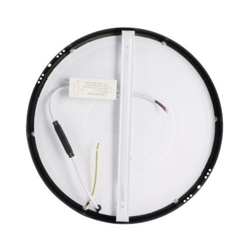 spot rotund 25w, spoturi rotunde, spot negru, spot CCT, spoturi interior, spot led 285mm, spoturi led CCT, iluminat interior cu spoturi, led-box.ro