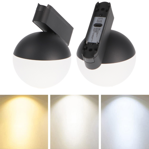 spot LED magnetic 10w negru, spot led sina magnetica, proiector led pe sina magnetica, iluminat sina magnetica, sina spoturi magnetice, corpuri iluminat sina magnetica, spoturi magnetice pe sina, spot glob magnetic, led-box.ro