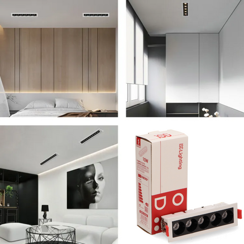 spot led liniar, spoturi interior, spoturi led liniare, spoturi Osram, spot iluminat interior, iluminat accent, spoturi liniare incastrate, led-box.ro