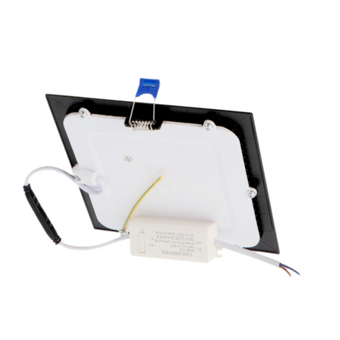 spot led patrat 12w, spot patrat incastrabil, spoturi incastrabile 12w, spot CCT pentru tavan, led spot, spoturi led 170x170mm, mini led spot patrat, spoturi patrate tavan, spot led incastrat, spot negru slim, led-box.ro