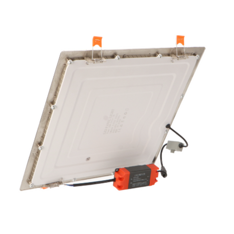 spot led patrat 25w, spot patrat incastrabil, spoturi incastrabile 25w, spot CCT pentru tavan, led spot, spoturi led 300x300mm, mini led spot patrat, spoturi patrate tavan, spot led incastrat, spot argintiu slim,led-box.ro