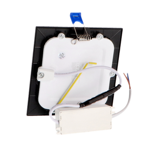 spot led patrat 6w, spot patrat incastrabil, spoturi incastrabile 6w, spot CCT pentru tavan, led spot, spoturi led 120x120mm, mini led spot patrat, spoturi patrate tavan, spot led incastrat, spot negru slim, led-box.ro