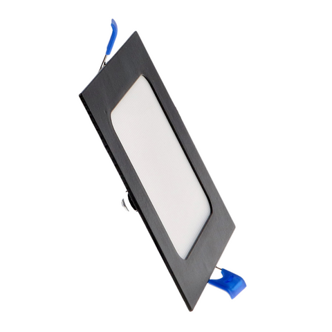 spot led patrat 6w, spot patrat incastrabil, spoturi incastrabile 6w, spot CCT pentru tavan, led spot, spoturi led 120x120mm, mini led spot patrat, spoturi patrate tavan, spot led incastrat, spot negru slim, led-box.ro
