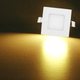 Spot LED patrat incastrabil 3W Proma, alb - led-box.ro