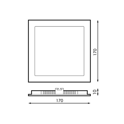spot led patrat 12w, spot patrat incastrabil, spoturi incastrabile 12w, spot pentru tavan, led spot, spoturi led 170x170mm, mini led spot patrat, spoturi patrate tavan, spot led incastrat, spot patrat slim, led-box.ro