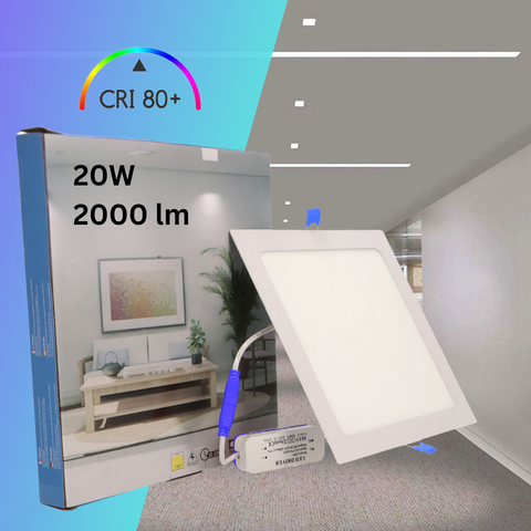spot led patrat 20w, spot patrat incastrabil, spoturi incastrabile 20w, spot pentru tavan, led spot, spoturi led 220x220mm, mini led spot patrat, spoturi patrate tavan, spot led incastrat, spot patrat slim,led-box.ro