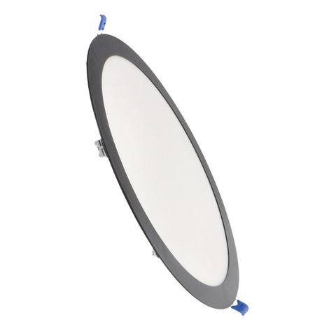 spot led rotund 25w, spot rotund incastrabil, spoturi incastrabile 25w, spot CCT pentru tavan, led spot, spoturi led 295mm, mini led spot rotund, spoturi rotunde tavan, spot led incastrat, spot negru slim, led-box.ro