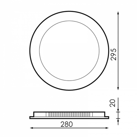 spot led rotund 25w, spot rotund incastrabil, spoturi incastrabile 25w, spot CCT pentru tavan, led spot, spoturi led 295mm, mini led spot patrat, spoturi rotunde tavan, spot led incastrat, spot argintiu slim, led-box.ro