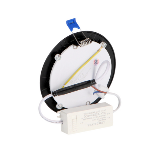 spot led rotund 6w, spot rotund incastrabil, spoturi incastrabile w, spot CCT pentru tavan, led spot, spoturi led 120mm, mini led spot rotund, spoturi rotunde tavan, spot led incastrat, spot negru slim, led-box.ro