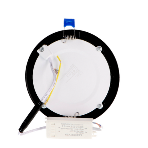 spot led rotund 9w, spot rotund incastrabil, spoturi incastrabile 9w, spot CCT pentru tavan, led spot, spoturi led 145mm, mini led spot rotund, spoturi rotunde tavan, spot led incastrat, spot negru slim, led-box.ro