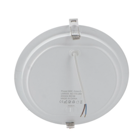 spot led rotund 24w, spot rotund incastrabil, spoturi incastrabile 24w, spot CCT pentru tavan, led spot, spoturi led 225mm, mini led spot rotund, spoturi rotunde tavan, spot led incastrat, spot alb incastrat, led-box.ro