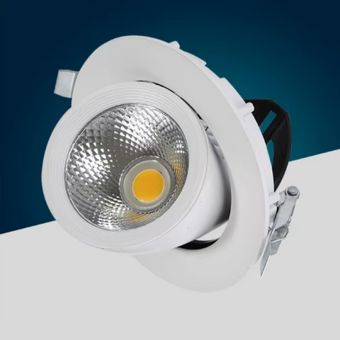 spot led rotund 35w, spot rotund incastrabil, spoturi incastrabile 35w, spot CCT pentru tavan, led spot, spoturi led 190mm, mini led spot rotund, spoturi rotunde tavan, spot led incastrat, spot alb incastrat, led-box.ro