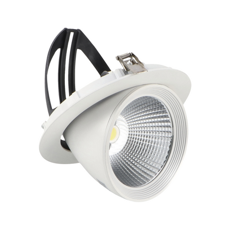 spot led rotund 35w, spot rotund incastrabil, spoturi incastrabile 35w, spot CCT pentru tavan, led spot, spoturi led 190mm, mini led spot rotund, spoturi rotunde tavan, spot led incastrat, spot alb incastrat, led-box.ro