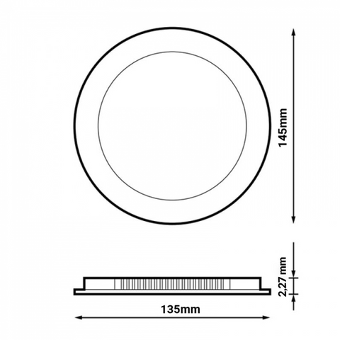 spot led rotund 12w, spot rotund incastrabil, spoturi incastrabile 12w, spot CCT pentru tavan, led spot, spoturi led 145mm, mini led spot rotund, spoturi rotunde tavan, spot led incastrat, spot alb incastrat, led-box.ro