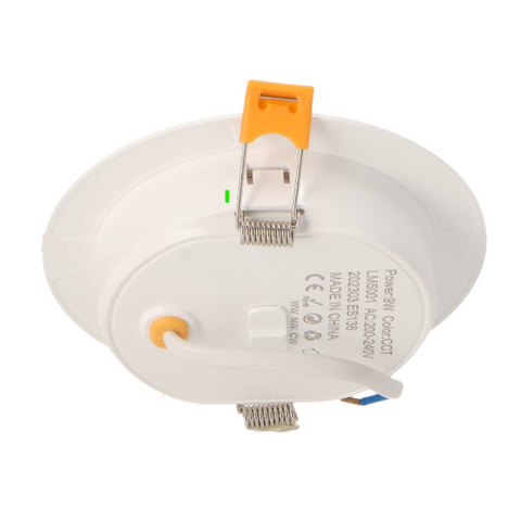 spot led rotund 9w, spot rotund incastrabil, spoturi incastrabile 9w, spot CCT pentru tavan, led spot, spoturi led 126mm, mini led spot rotund, spoturi rotunde tavan, spot led incastrat, spot alb incastrat, led-box.ro