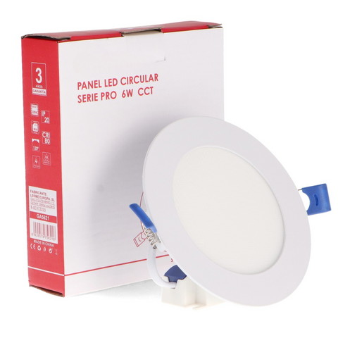 spot led rotund spoturi incastrabile, spot rotund incastrabil, spot alb rotund, spot 6w CCT, spoturi incastrabile, spot cct rotund, spot serie pro, led-box.ro