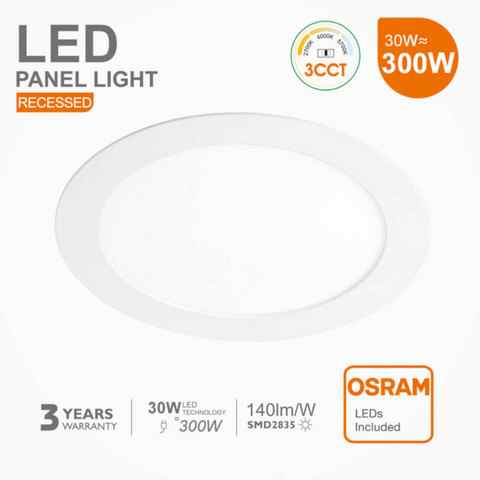 Detaliu lateral Spot LED Slim 30W cu carcasă din aluminiu și PC