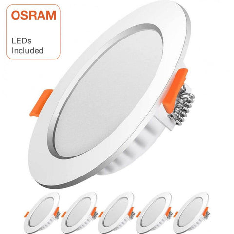 Spot LED Slim rotund incastrabil 5W, chip Osram, IP40 - led-box.ro