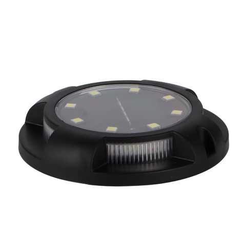 Spot LED solar rotund cu senzor pentru gradina, led-box.ro