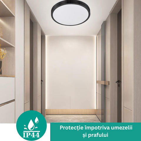 Corp de iluminat LED modern Solen, rotund, protecție IP44