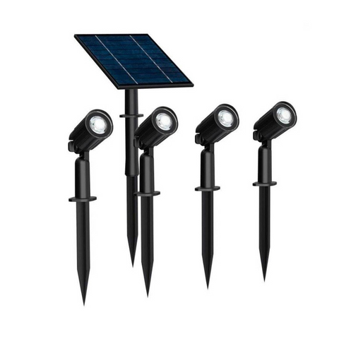 Spoturi cu tarus si panou solar pentru gradina, led-box.ro