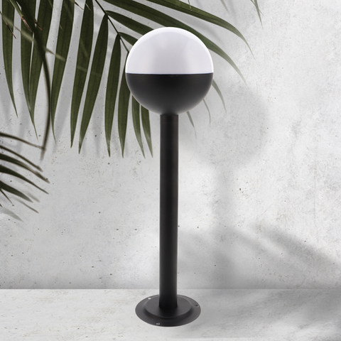 stalp decorativ gradina, stalp iluminat exterior 80cm, stalpi gradina, iluminat exterior, stalpi moderni, stapi glob gradina, led-box.ro