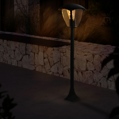 stalp iluminat gradina, stalpi iluminat curte, stalpi de gradina,stalp led gradina 93cm,stalpi gradina cu led,stalpi iluminat alei,stalpi iluminat exterior, led-box.ro