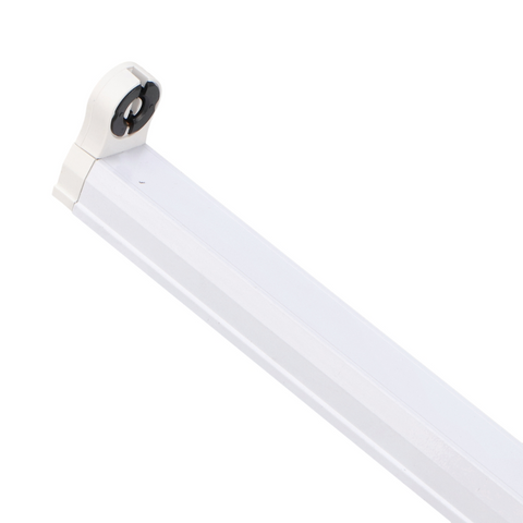 Suport din aluminiu pentru tuburi led T8, alimentare pe o singura parte led-box.ro