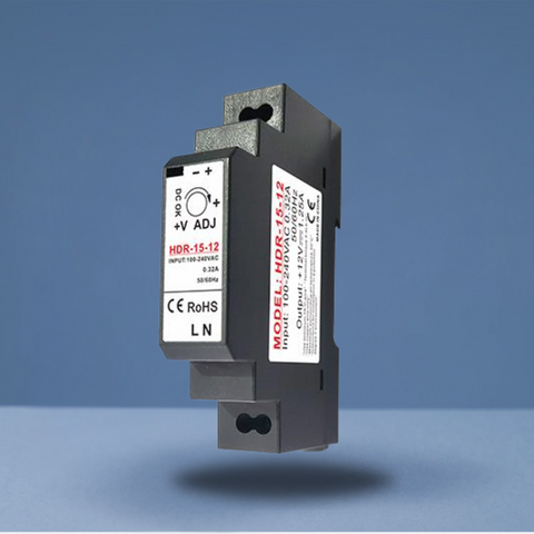 Surse tensiune montaj sina, sursa pe sina DIN 12V, surse DIN Rail, sursa 12v sina din, sursa 12v 15w sina din, led-box.ro
