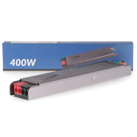 Sursă alimentare 400W 24V aluminiu pentru bandă LED 20m