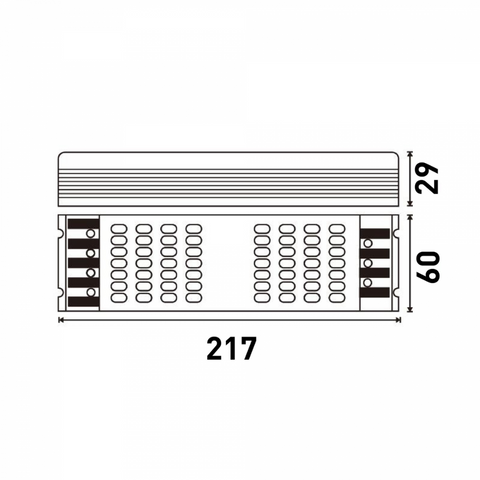 sursa alimentare 48V, sursa alimentare 400w, sursa sine magnetice 48V, sursa corpuri iluminat sina magnetica, sursa alimentare aluminiu, sursa alimentare externa 48V 400w, led-box.ro