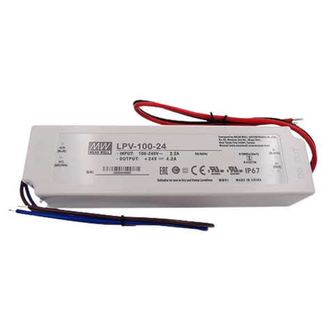 sursa de alimentare, Mean Well, LPV-100-24, sisteme de supraveghere, iluminat LED, sursa tensiune Mean Well, sursa alimentare profesionala, sursa alimentare 100w, Sursa de alimentare 24V/4.2A, sursa alimentare ip67, sursa led profesionala, led-box.ro