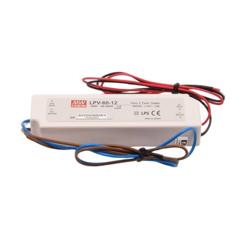 sursa de alimentare Mean Well, LPV-60-12, sisteme de supraveghere, iluminat LED, sursa tensiune Mean Well, sursa alimentare profesionala, sursa alimentare 60w, Sursa de alimentare 60W 12V 5A, led-box.ro