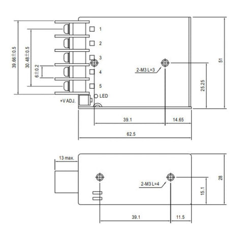 sursa de alimentare, sursa modulara, Mean Well, LRS-15-24, sisteme de supraveghere, iluminat LED, sursa tensiune Mean Well, sursa alimentare profesionala, sursa alimentare 15w, Sursa de alimentare 24V/0.625A, sursa alimentare ip67, sursa led profesionala, led-box.ro