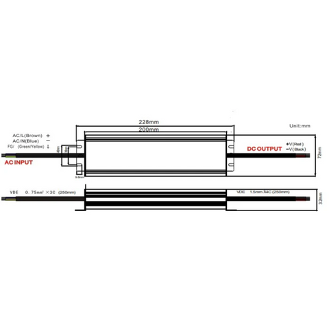 sursa 24V 300W, sursa alim 24V 300W Ip67, alimentare led 24V, surse Adler 300W IP67, sursa metalica led, surse 24v 300W, led-box.ro
