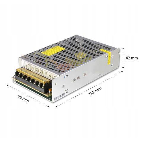 sursa alimentare, sursa 150W, sursa modulara, sursa alimentare led, sursa 12v, sursa racire pasiva, led-box.ro