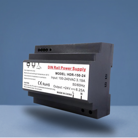 Surse tensiune sina dina, sursa pe sina DIN 24V, surse DIN Rail 24v, sursa 24v sina din, sursa 24v 150w sina din, sursa 6.25A sina DIN, led-box.ro