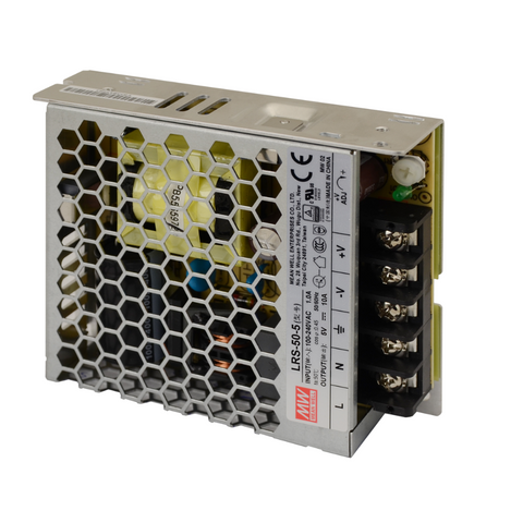 sursa mean well, surse mean well in comutatie, sursa rs-50-5, sursa in comutatie 50w, sursa 10a 5v, surse mean well 50w, sursa tensiune 10a 5v, led-box.ro