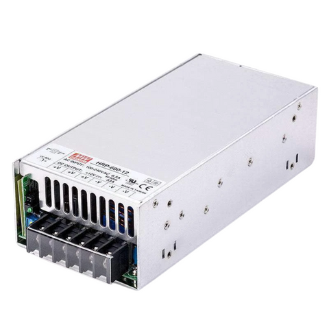 HRP-600-12, sursă de alimentare 12V, MEAN WELL 600W, alimentator industrial, sursă tensiune 12V, power supply MEAN WELL, sursă de curent 12V 600W, HRP600-15 53A, led-box.ro