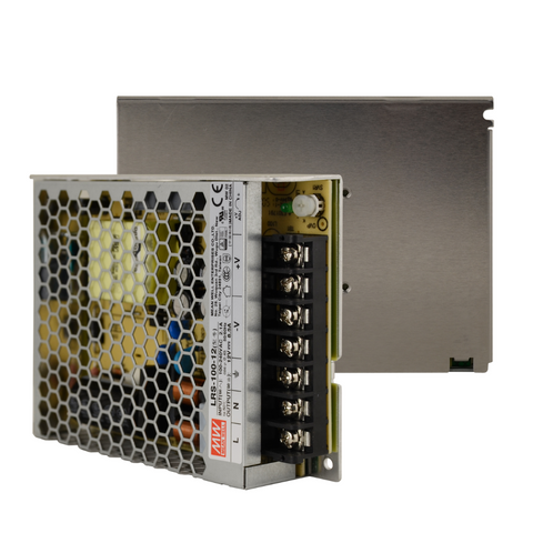 sursa de alimentare, sursa modulara, Mean Well, LRS-100-12, sisteme de supraveghere, iluminat LED, sursa tensiune Mean Well, sursa alimentare profesionala, sursa alimentare 100w, Sursa de alimentare 12V/8.5A, sursa alimentare ip67, sursa led profesionala, led-box.ro