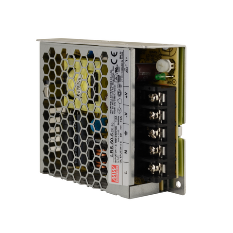 sursa mean well, surse mean well in comutatie, sursa rs-50-5, sursa in comutatie 50w, sursa 10a 5v, surse mean well 50w, sursa tensiune 10a 5v, led-box.ro