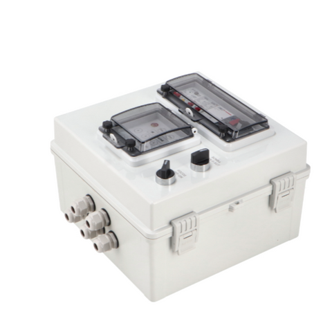 Tablou electric pentru piscină cu ceas programator și protecție diferențială