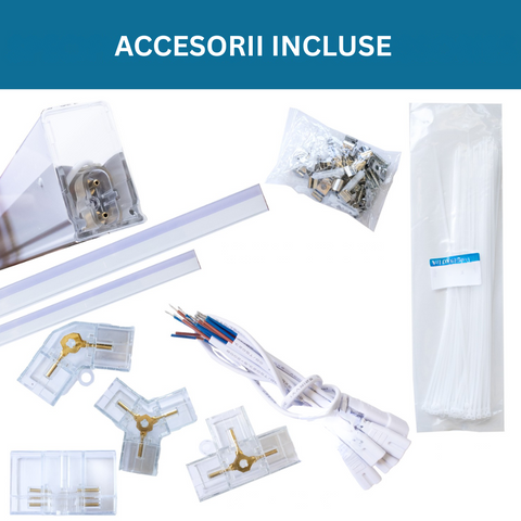 Panou LED HoneyComb 600W cu conexiuni multiple pentru spații mari