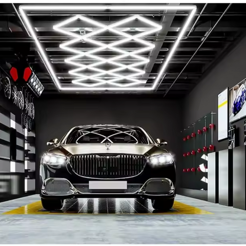 Tavan LED HoneyComb 510 W cu lumină alb rece 6000K