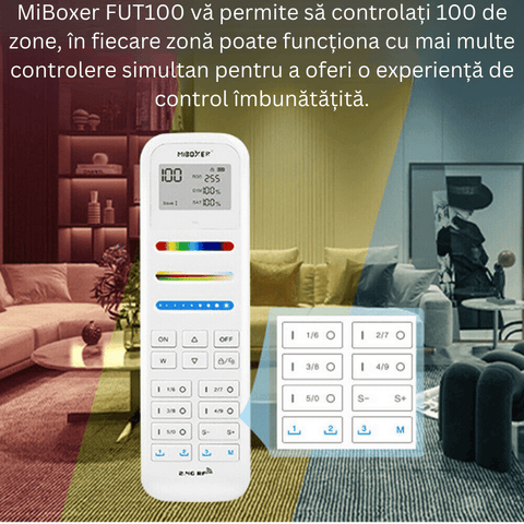 telecomanda milight, telecomanda miboxer, telecomanda 100 zone, telecomanda banda led, telecomanda rf, telecomanda fut100, telecomanda rgbcct, telecomanda surse lumina, telecomanda rgbw, telecomenzi banda led, telecomenzi control zone, telecomenzi RGBCCT, telecomenzi miboxer, led-box.ro