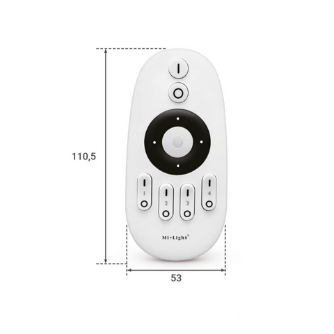 telecomanda led, telecomanda 4 zone, telecomanda dimmer, telecomanda cct, telecomanda MiLight, MiBoxer, telecomanda banda led, telecomanda alb variabil, FUT007, telecomanda monocrom, led-box.ro