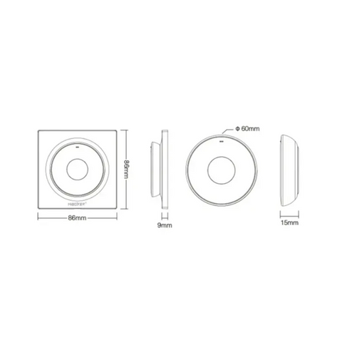 telecomanda Milight, telecomanda Miboxer, telecomanda control 1 zona, telecomanda mono, telecomanda CCT, telecomanda perete, telecomanda dimmer milight, telecomanda magnetica, telecomanda banda led mono, telecomanda banda cct, led-box.ro