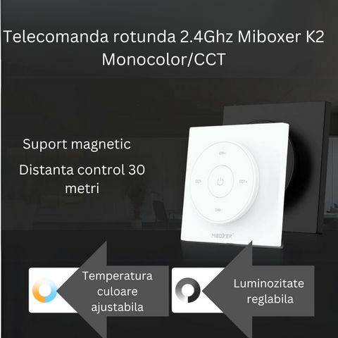 telecomanda Milight, telecomanda Miboxer, telecomanda control 1 zona, telecomanda mono, telecomanda CCT, telecomanda perete, telecomanda dimmer milight, telecomanda magnetica, telecomanda banda led mono, telecomanda banda cct, led-box.ro